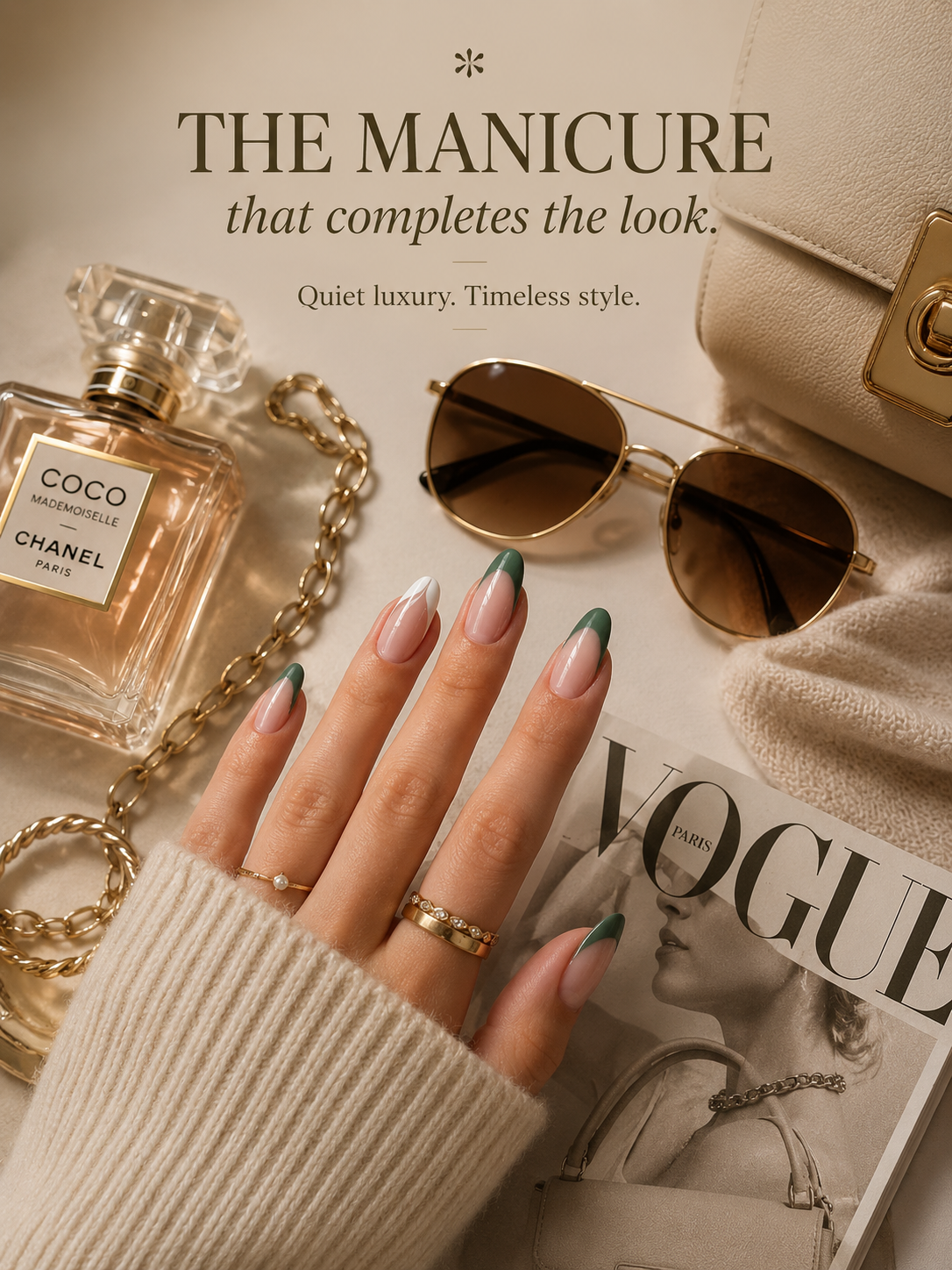 Sage Veil™ Press-On Nails