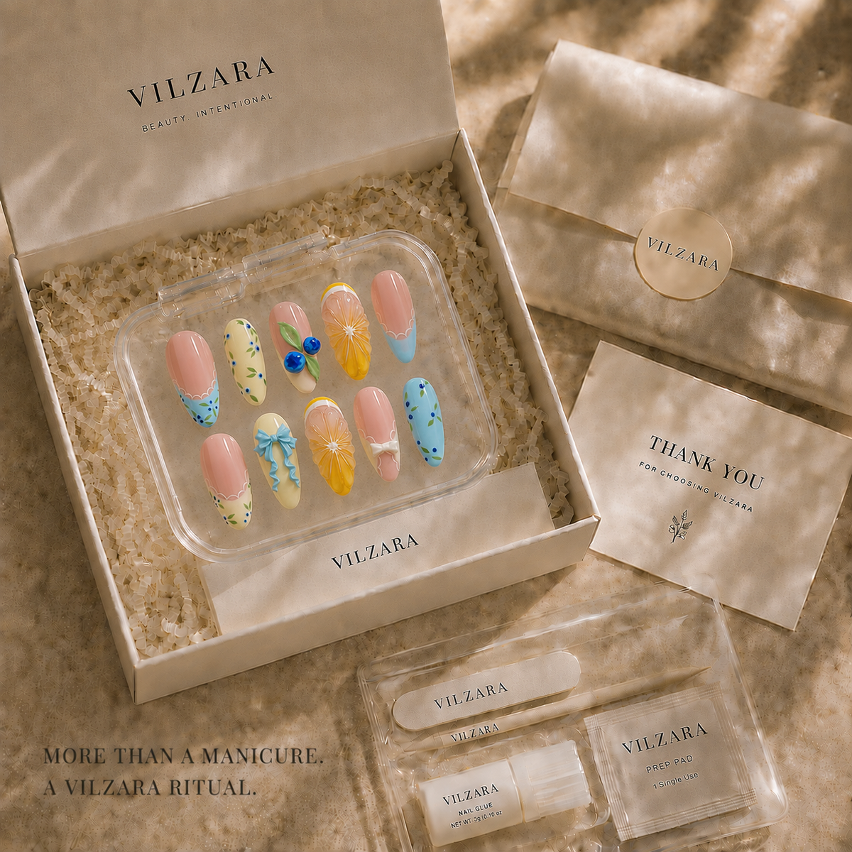 Amalfi Bloom™ Press-On Nails