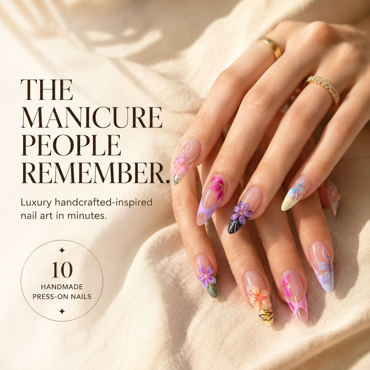 Wild Petals™ Press-On Nails