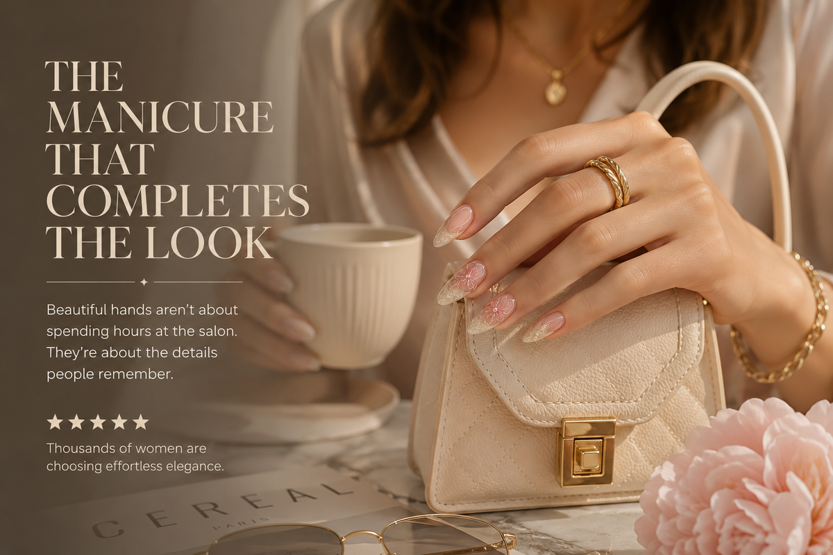 Ivory Bloom™ Press-On Nails