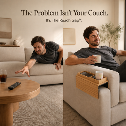 LoungeDock™ Sofa Armrest Tray