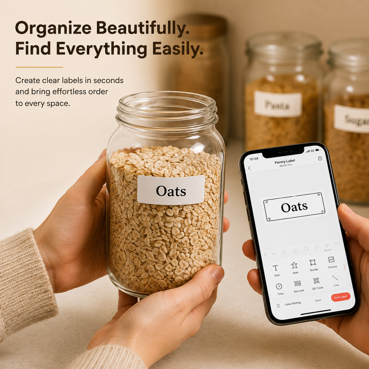 LabelCraft™ Bluetooth Label Printer