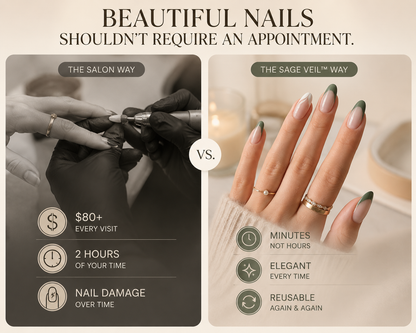 Sage Veil™ Press-On Nails