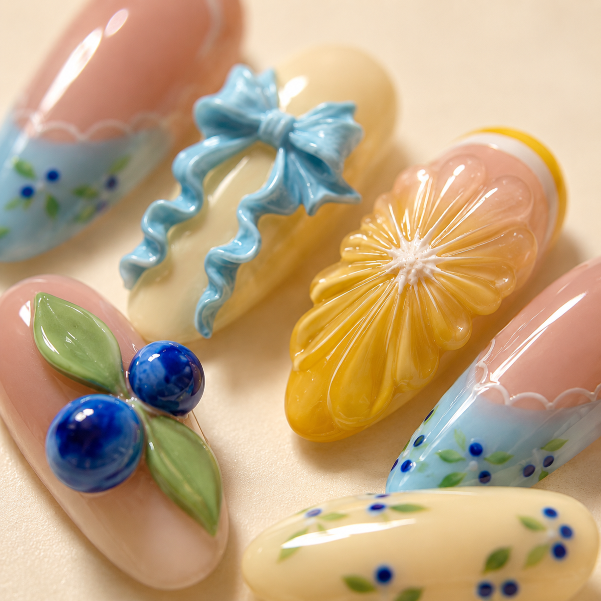 Amalfi Bloom™ Press-On Nails