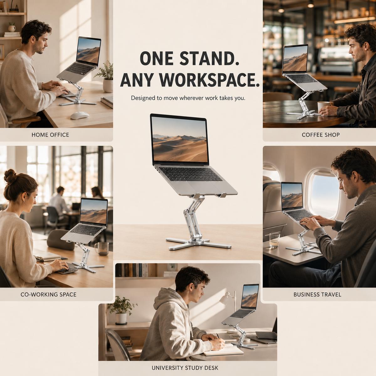 OrbitStand™ Rotating Laptop Stand