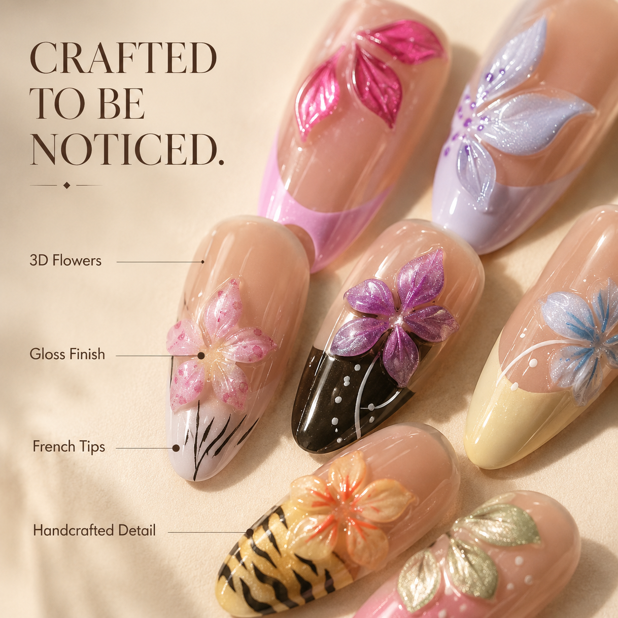 Wild Petals™ Press-On Nails