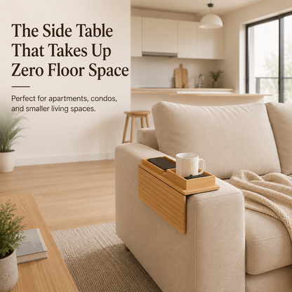 LoungeDock™ Sofa Armrest Tray