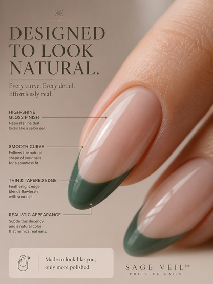Sage Veil™ Press-On Nails