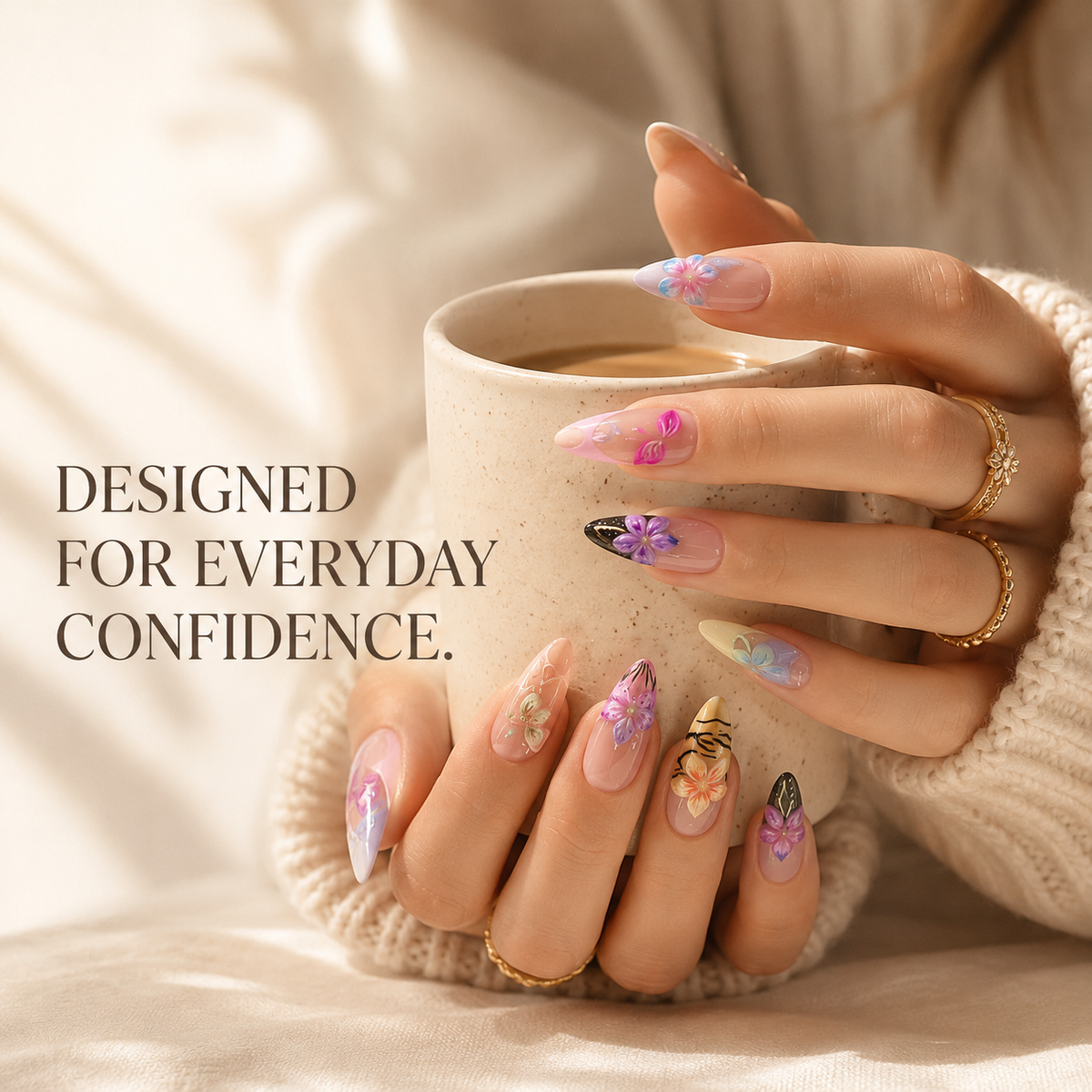 Wild Petals™ Press-On Nails