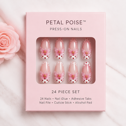 Petal Poise™ Press-On Nails