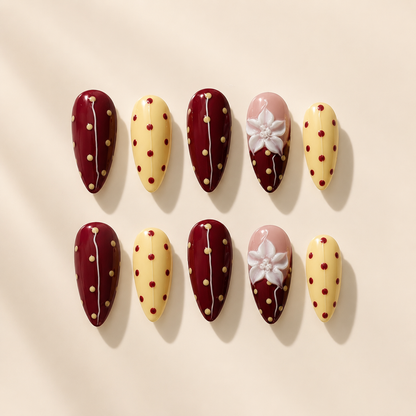 Cocoa Bloom™ Press-On Nails