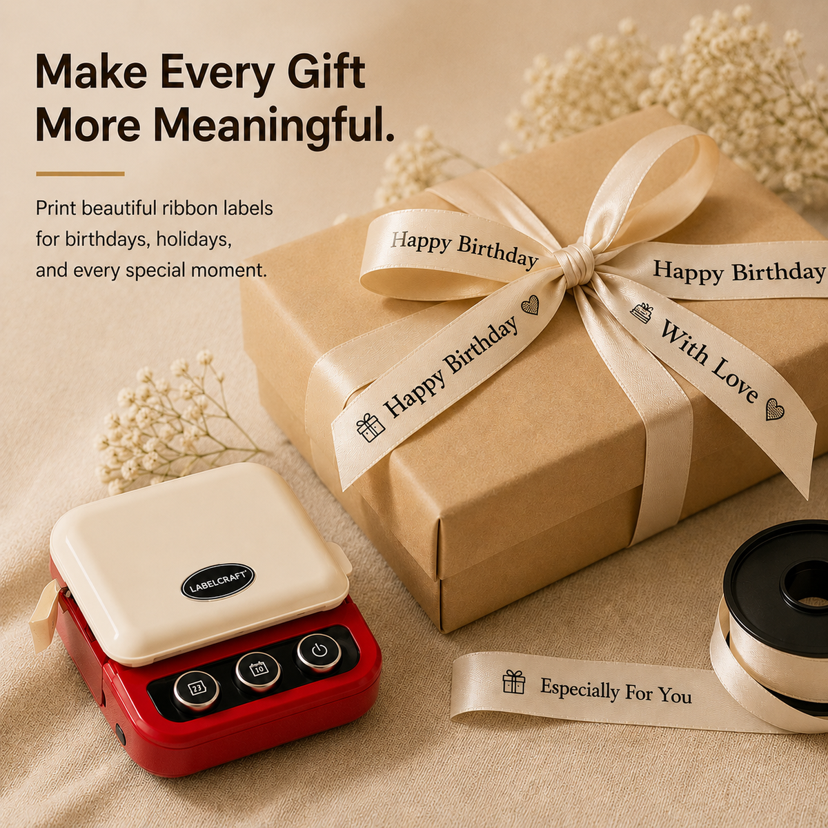 LabelCraft™ Bluetooth Label Printer