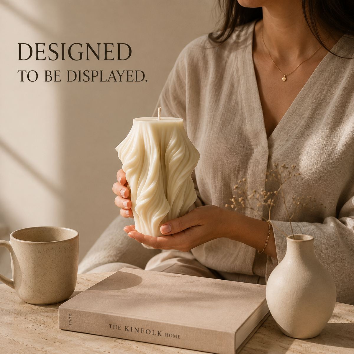 Ivory Cascade™ Candle