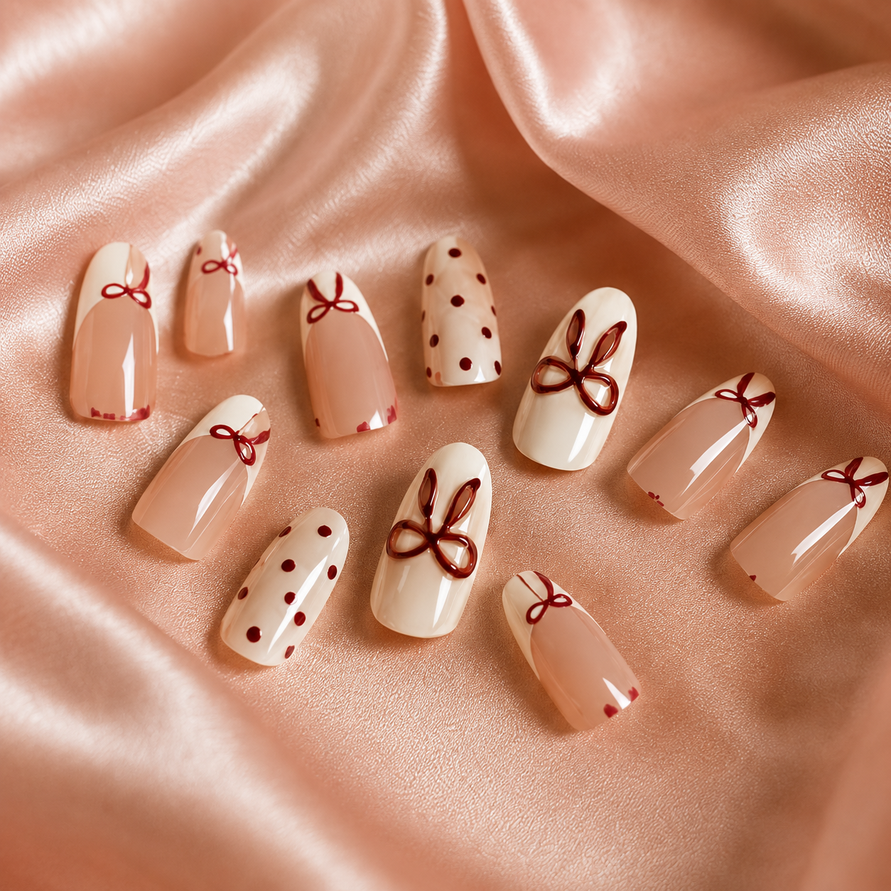 BowLuxe™ Press-On Nails