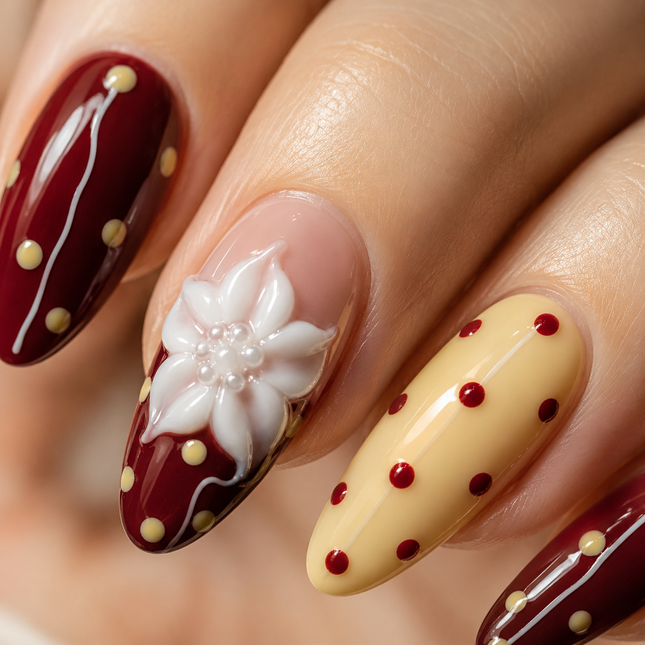 Cocoa Bloom™ Press-On Nails