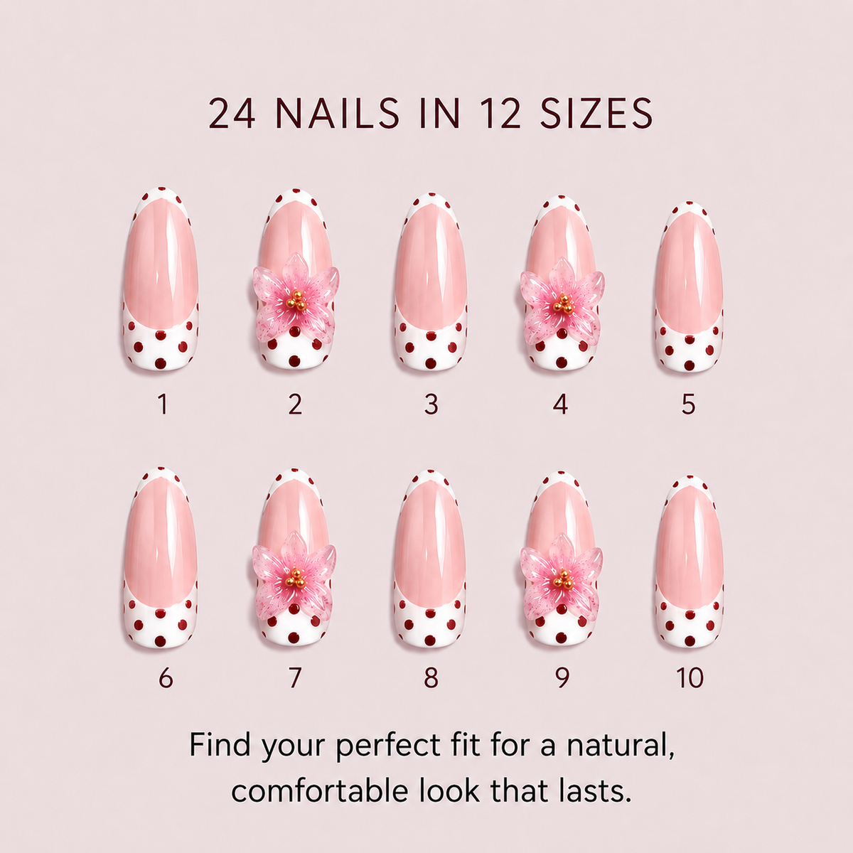 Petal Poise™ Press-On Nails