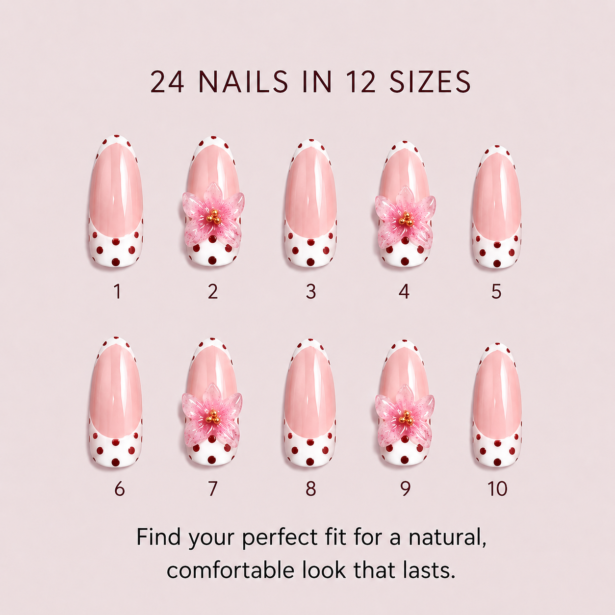 Petal Poise™ Press-On Nails