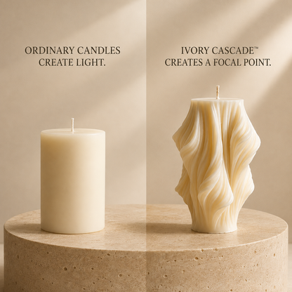 Ivory Cascade™ Candle