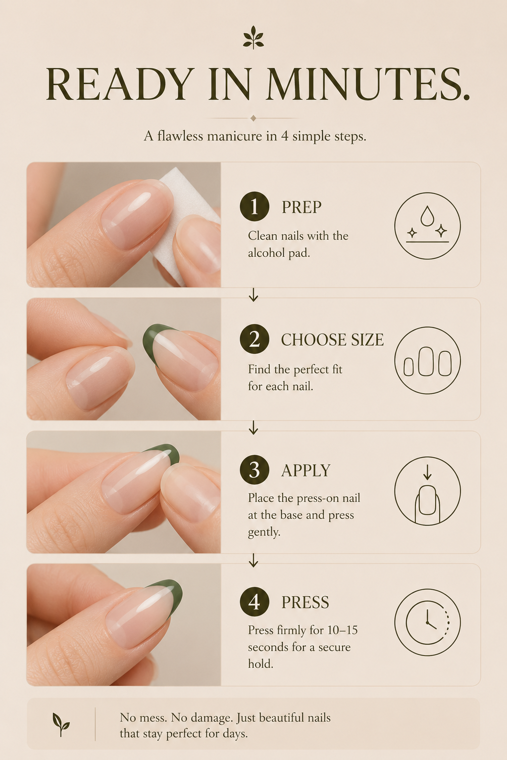 Sage Veil™ Press-On Nails