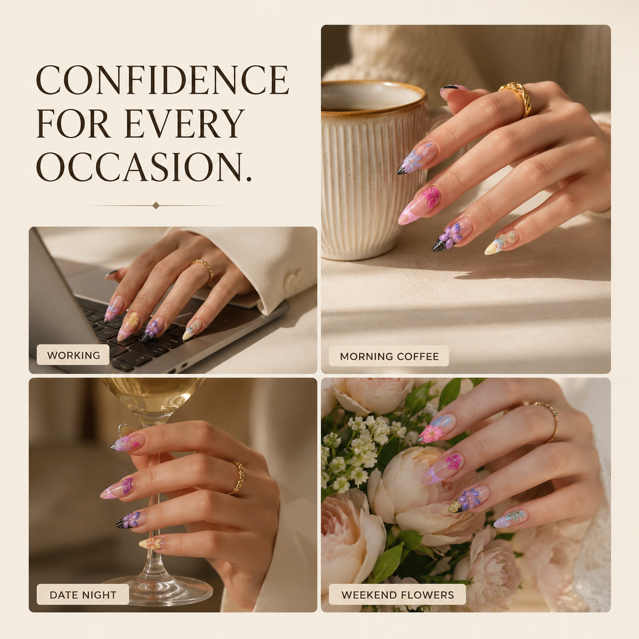 Wild Petals™ Press-On Nails