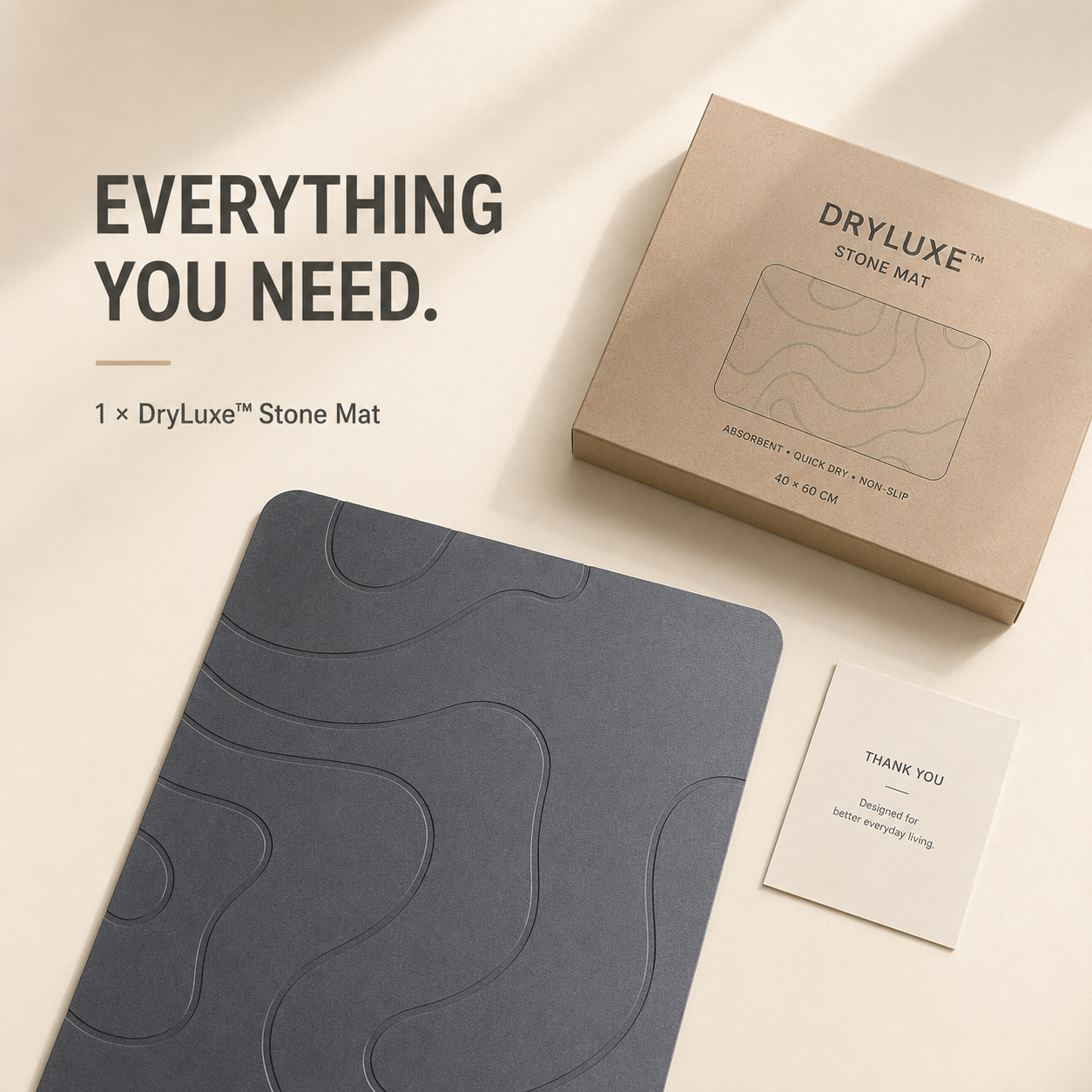 DryLuxe™ Stone Mat
