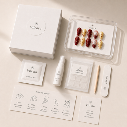 Cocoa Bloom™ Press-On Nails