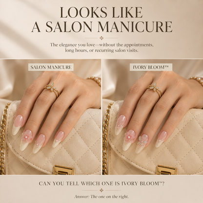 Ivory Bloom™ Press-On Nails