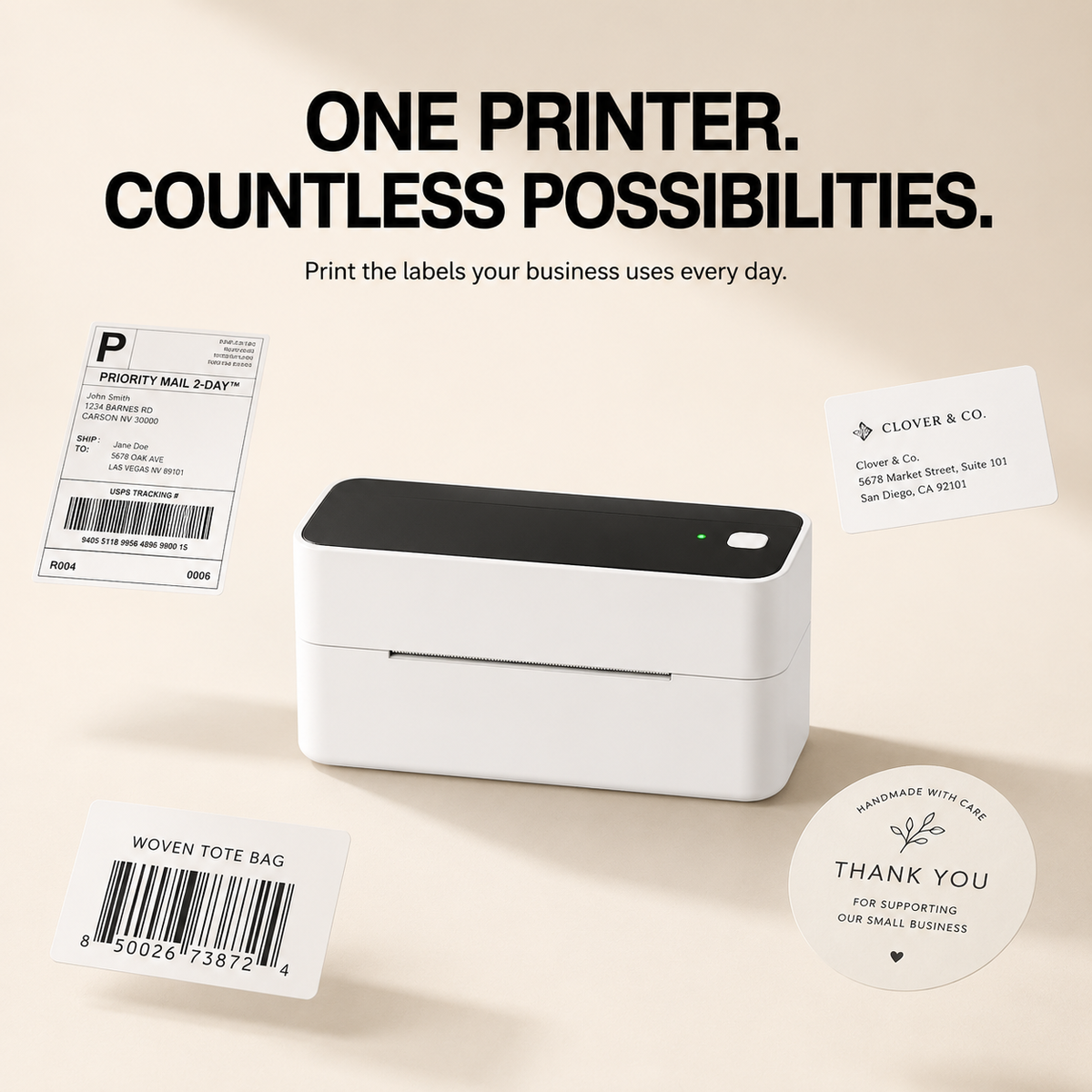 LabelFlow™ Wireless Printer