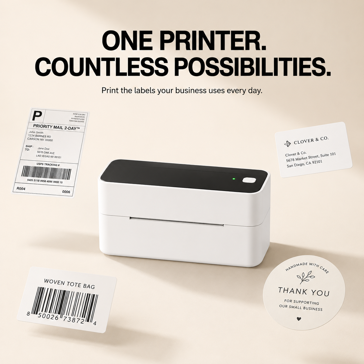 LabelFlow™ Wireless Printer