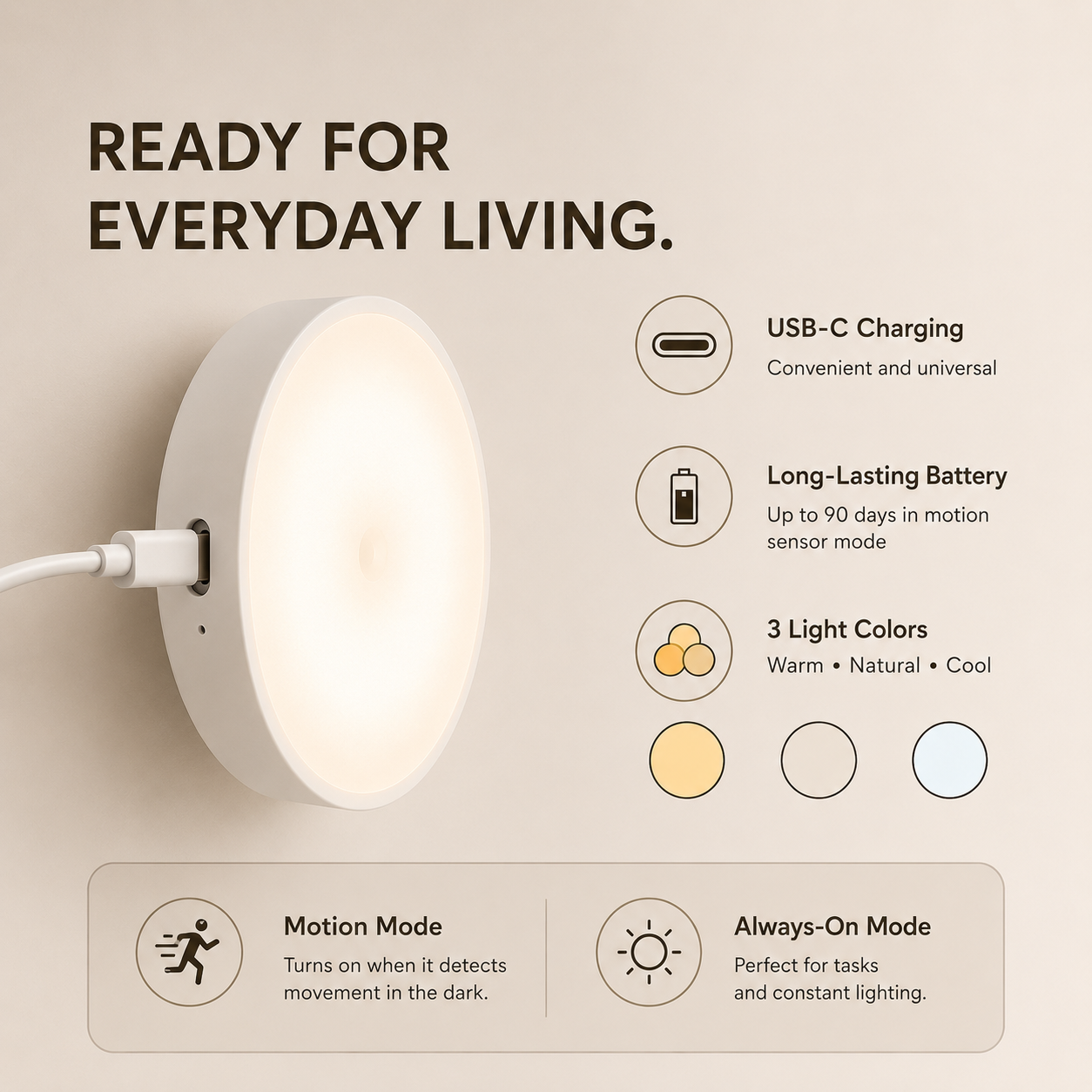 LumaSense™ Motion Light