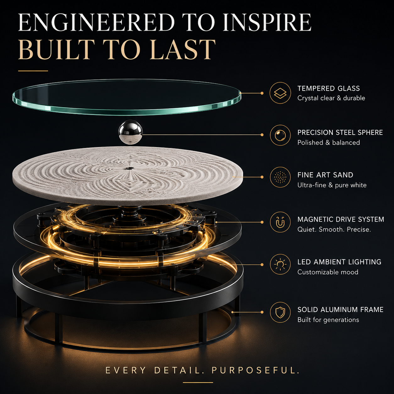 Zenora™ Kinetic Table