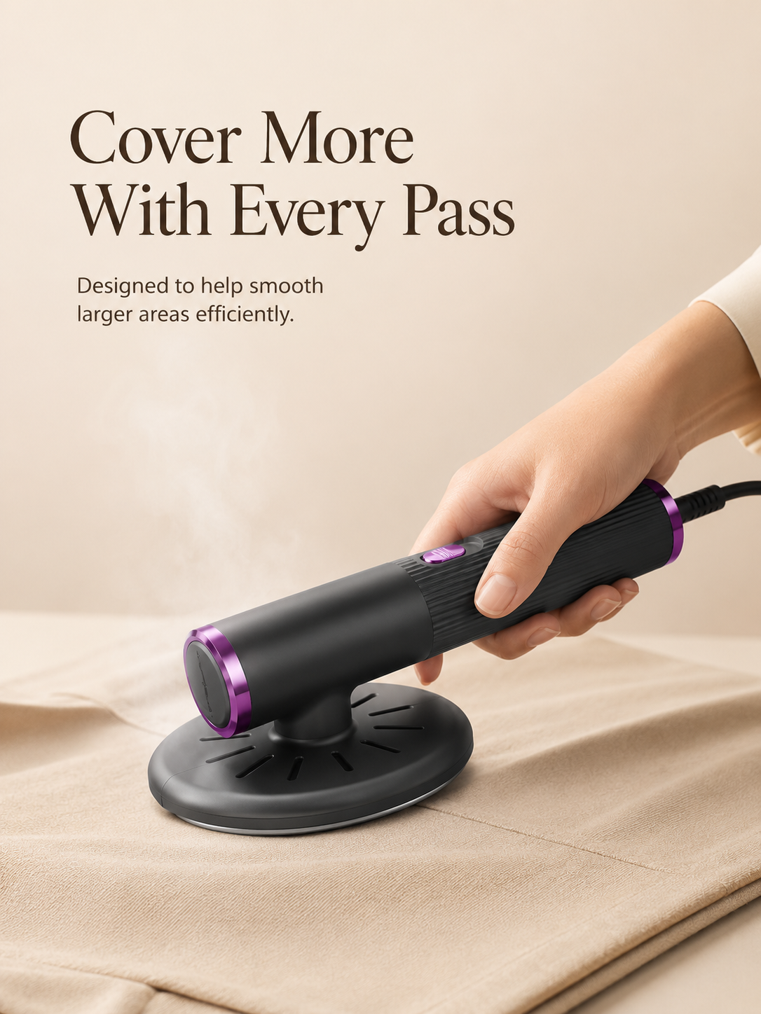 SteamLux™ Travel Fabric Steamer