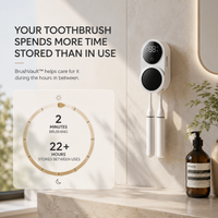 BrushVault™ UV Toothbrush Sanitizing Case