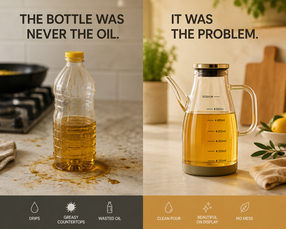 PurePour™ Glass Oil Dispenser